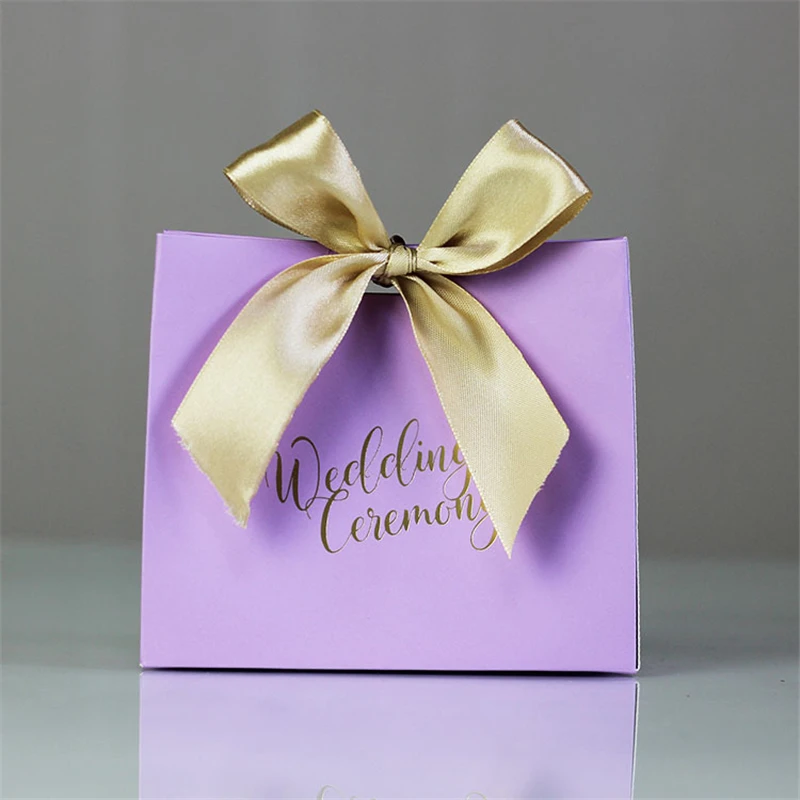 20 шт. бант-узел коробка конфет для свадебного декора бумага для упаковки подарка коробка крещение, рождение Baby Shower подарки на день рождения сумка событие Вечерние