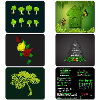 

Christmas Trees Nature Rubber Table Mouse Pad Laptop Computer Enclosure Mousepad Mat