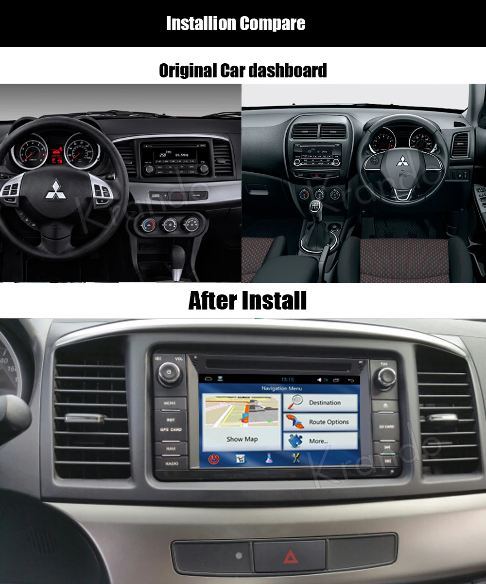 Excellent Krando Android 8.0 car dvd player radio gps for mitsubishi outlander asx lancer 2013-2017 dvd player navigation system wifi 4G 1 Excellent Krando Android 8.0 car dvd player radio gps for mitsubishi outlander asx lancer 2013-2017 dvd player navigation system wifi 4G 1