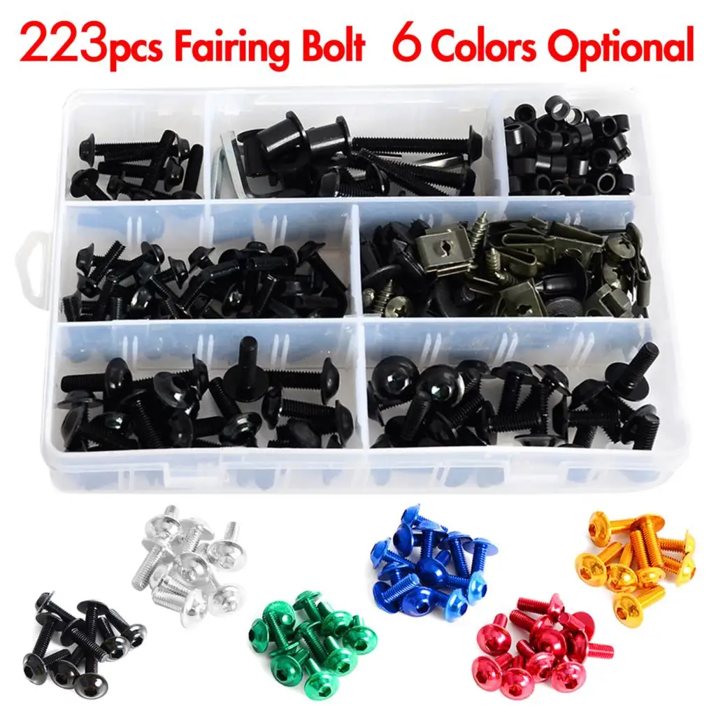 For Yamaha YZF R1 R1S R6 R6S R7 Stainless Steel Complete Fairing Bolt Screws Kit