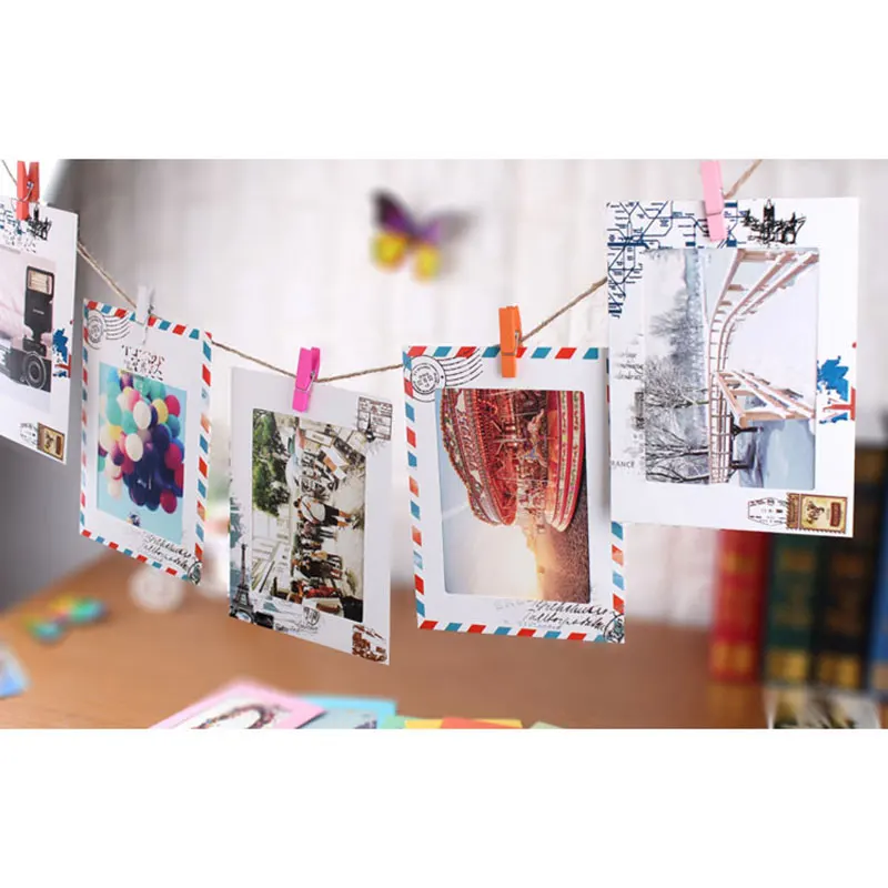 

9 Sheets Album Framework Combination Wall Photo Frame Hanging Picture Creative Album Decoration Modern Combination Paper Frames