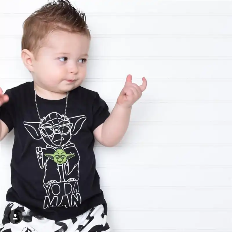 Ropa De Verano Para Bebes Conjunto De Ropa Negra De Manga Corta De Star Wars Camiseta Y Pantalones Para Recien Nacidos Traje De 2 Uds Newborn Infant Baby Boy Clothesbaby Boy Clothes Fashion