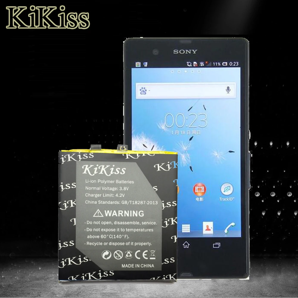 

KiKiss Battery LIS1502ERPC LIS1574ERPC For Sony Xperia E3 Dual E4 E5 XA Z Z5 Premium M2 M5 C6603 D2302 e2105 e2003 e2033 F3311