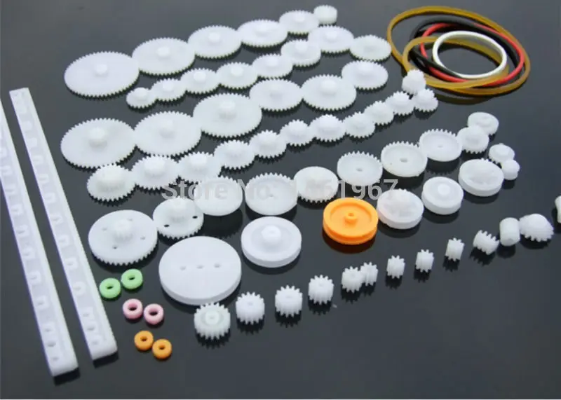 75 Kinds of gear kit gearbox plastic motor gear set RC cars aircraft