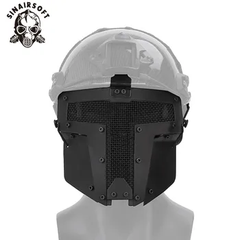 

Tactical Black TPE Quick Release Full Face Protective Paintball Mask Accessories Fit Outdoor Sports Hunting Shooting Cycling