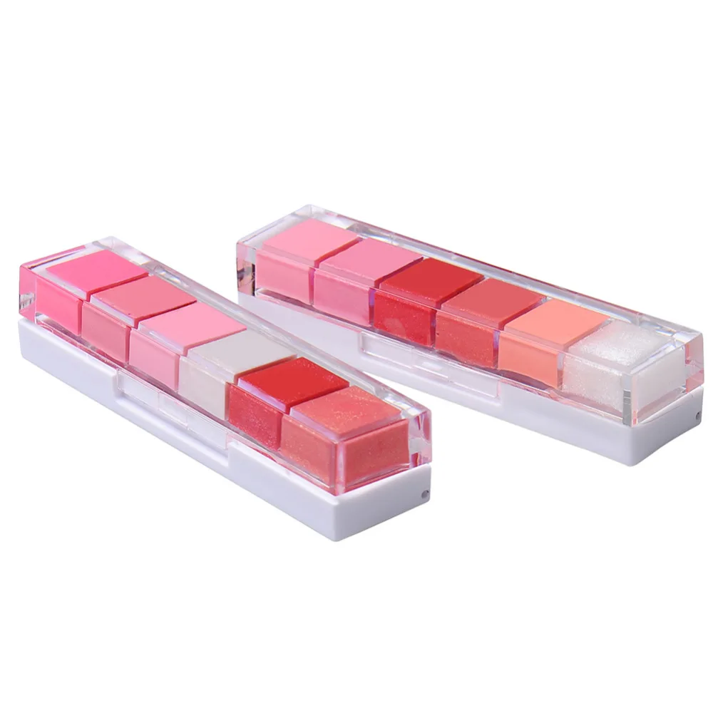 New Arrival Pro 6 Colors font b Makeup b font Lip Gloss Lipstick Cream Palette font