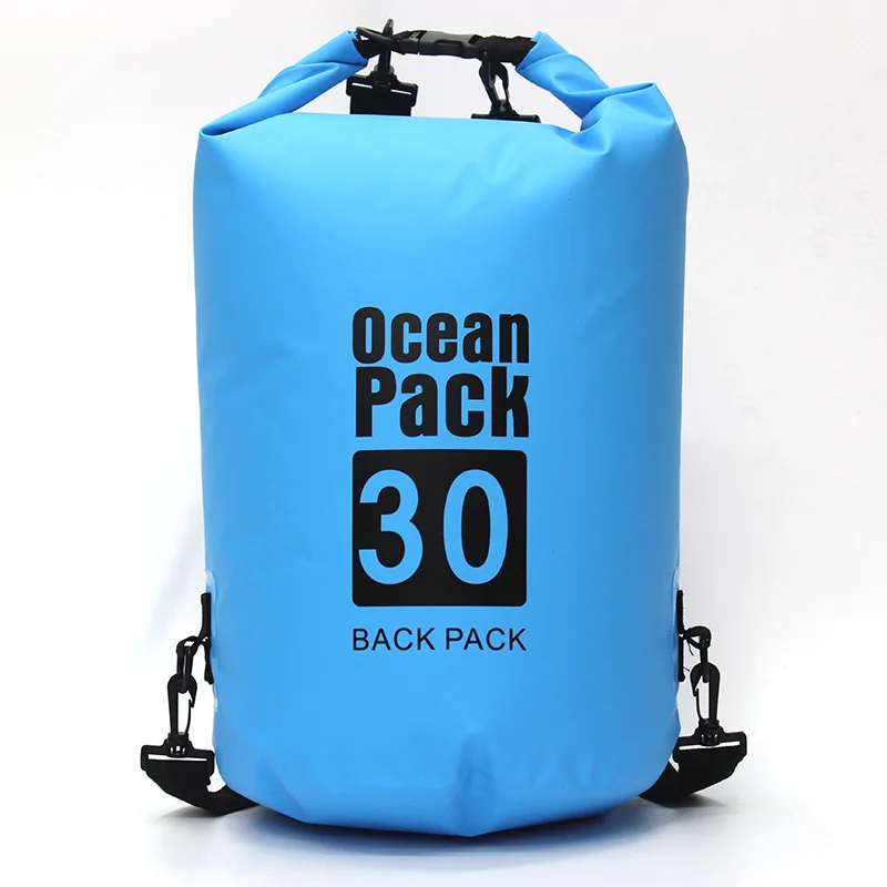 2L- 30L Waterproof Bags Ultralight Camping Hiking Dry Bag Waterproof Drifting Kayaking Swimming Bags for Outdoor Sport Bag