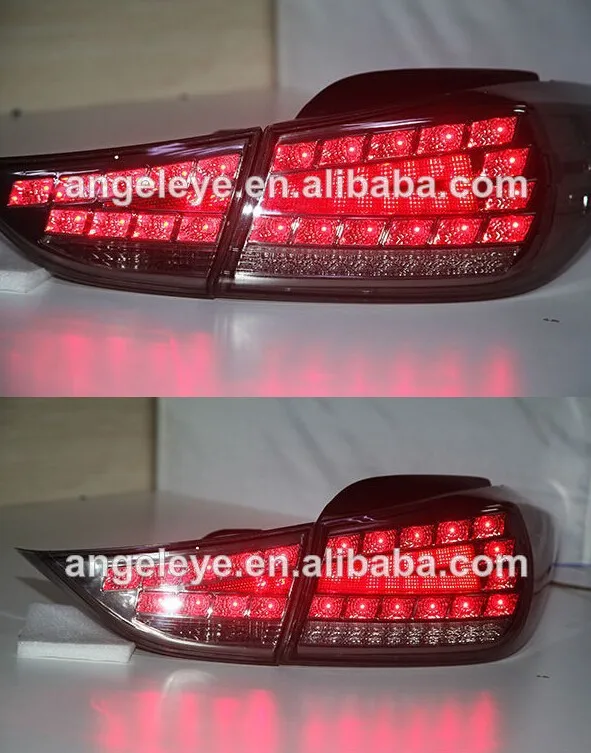 Для Hyundai Elantra светодиодные задние лампы 2012-13 лет WH Тип дым черный для Бен-Z Стиль