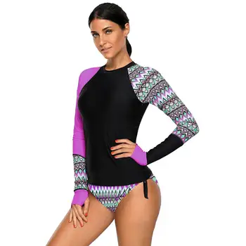 

Women Summer Swimsuit Push Up Bikini Elastic Patchwork Set Bathing Bow Tie, Pullover Beachwear Swimwear