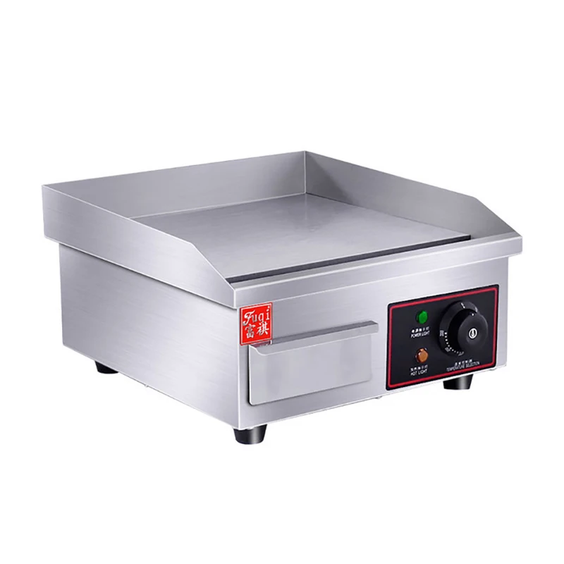 Commercial Electric Grills Machine Barbecue Flat Pan Stainless Steel Electric Griddle Electric Oven Board Griddle adjustable oven door lock 304 stainless steel steam oven equipment door handle oven lock flat door handle oven accessories