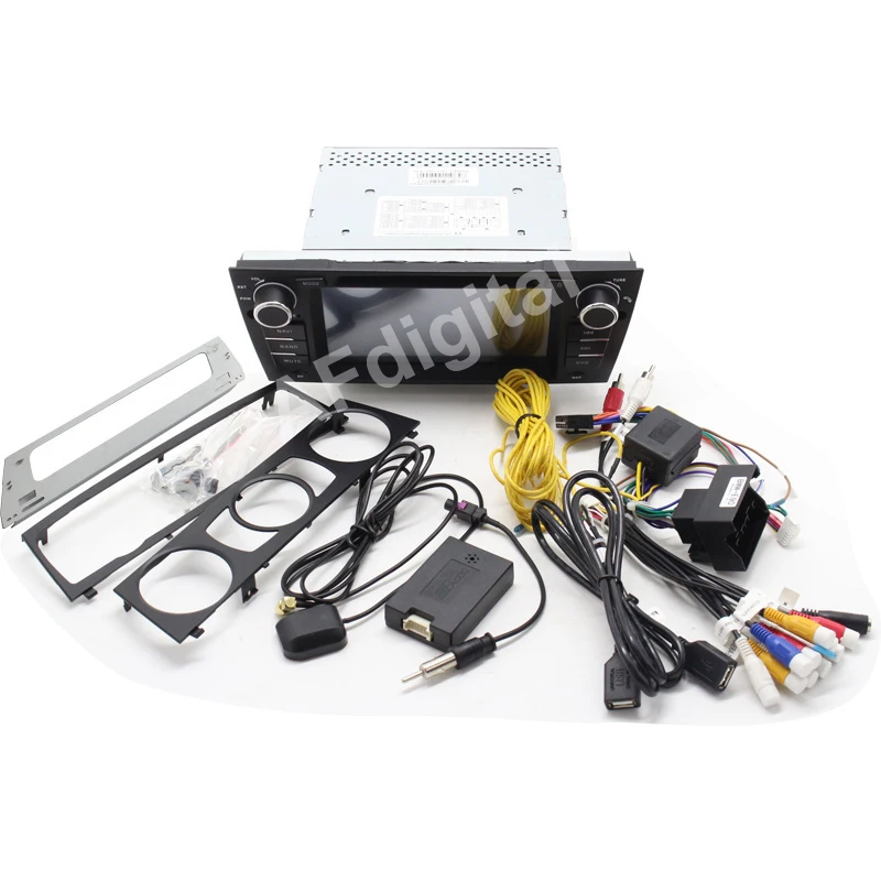 Excellent 7" Car DVD Player GPS Navigation for BMW E90 Serie 3 E91 E92 E93 E88 E82 318 230 325 Auto Radio Manual with Wince 6.0 BMW UI 5