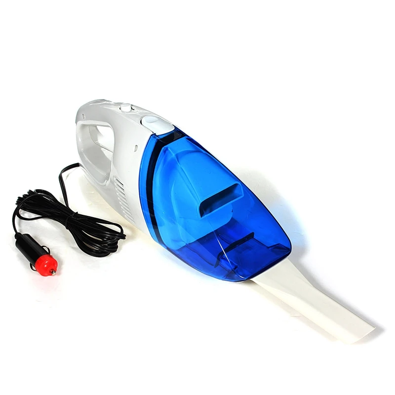 VicTsing Portable Super 12V 120W Vehicle Car Handheld Vacuum Dirt Cleaner Wet & Dry Blue and White Car Vacuum Cleaner 12V        (3)