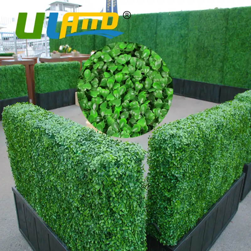 Artificial Boxwood Hedge Plants Privacy Fence For The Garden 10x10