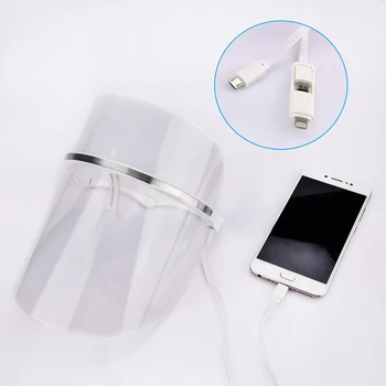 

3 in 1 Photon LED Light Therapy Face Mask Effective Anti-Wrinkle Machine Skin Rejuvenation Shrink Pores Skin Care Beauty Device