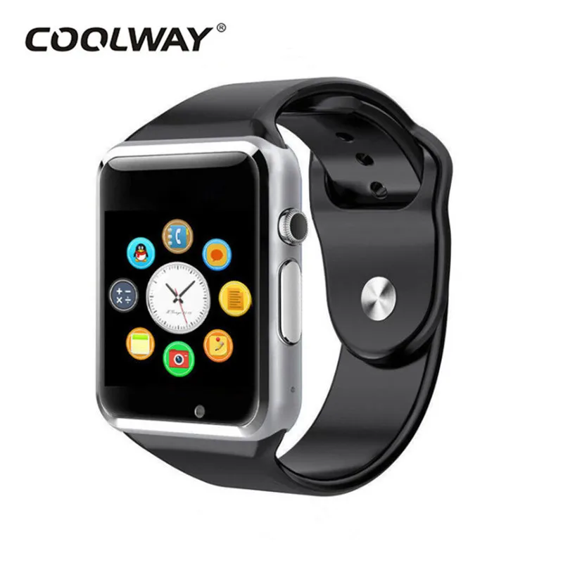 

A1 WristWatch Bluetooth Smart Watch Men With Passometer Camera SIM Card For Huawei Xiaomi HTC Android Better Than GT08 DZ09
