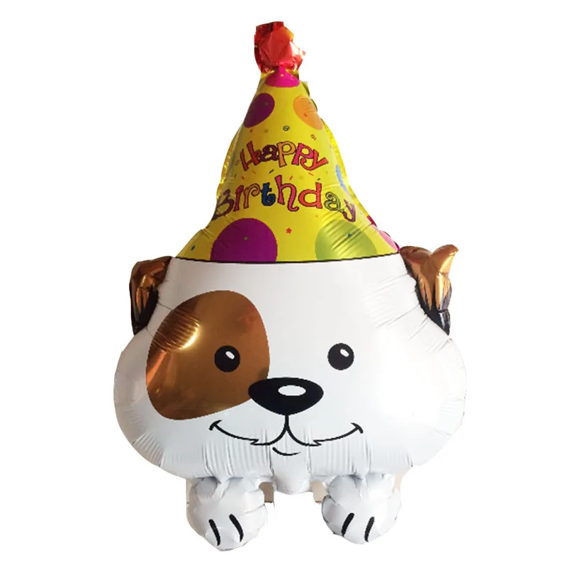 

1PC puppy toys Animal theme party dog foil balloons kids lovely toys Birthday Party decorations baby shower air inflatable balls