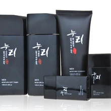 Набор из 5 предметов, корейский, для мужчин, для глубокой очистки, увлажняющий, укрепляющий, против морщин, против старения, набор для ухода за кожей, моющее средство+ Тонер+ лосьон+ дорожная упаковка