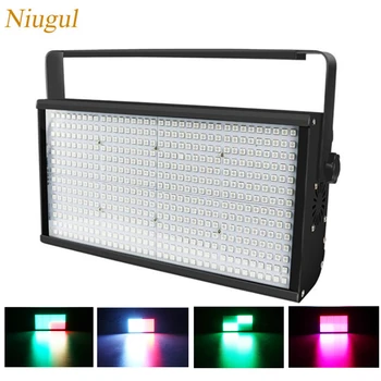 

DJ Decorations 4 Sections 504Pcs SMD 5050 RGB 3IN1 LED Strobe Light 250W DMX512 LED Flash Stage Lights Wedding Club Bar Lighting