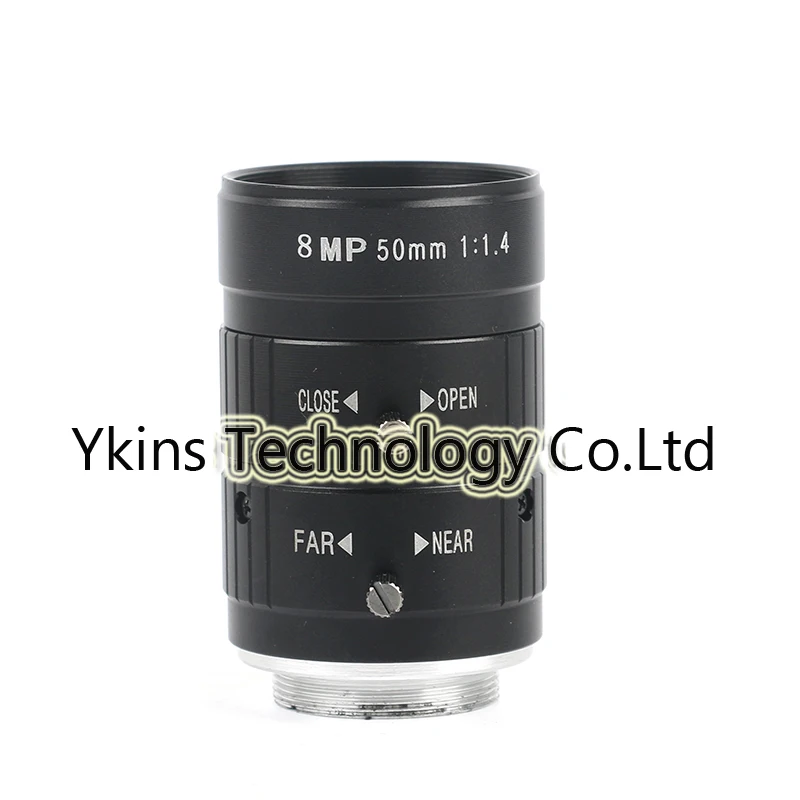 

HD 8MP 4K 1:1.4 50mm F1.2 Manual ITS Road Traffic Monitoring CCTV Lens, 5MP 6MP 8MP HD Camera