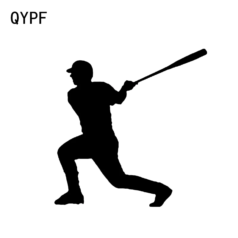 

QYPF 13.2*13.7CM Interesting Baseball Graphic Car Styling Reflective Stickers Vinyl Decor C16-0625