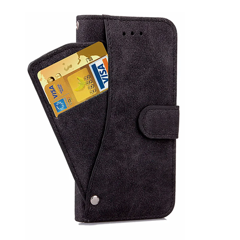 Откидная крышка кошелек Чехол-бумажник на телефона для Apple айфон 11 Pro Max XR X XS Max 6 S 6s 7 8 плюс 10 7plus 8Plus XSmax магнитный Противоударный Чехол С выдвижной подставкой - Цвет: Black