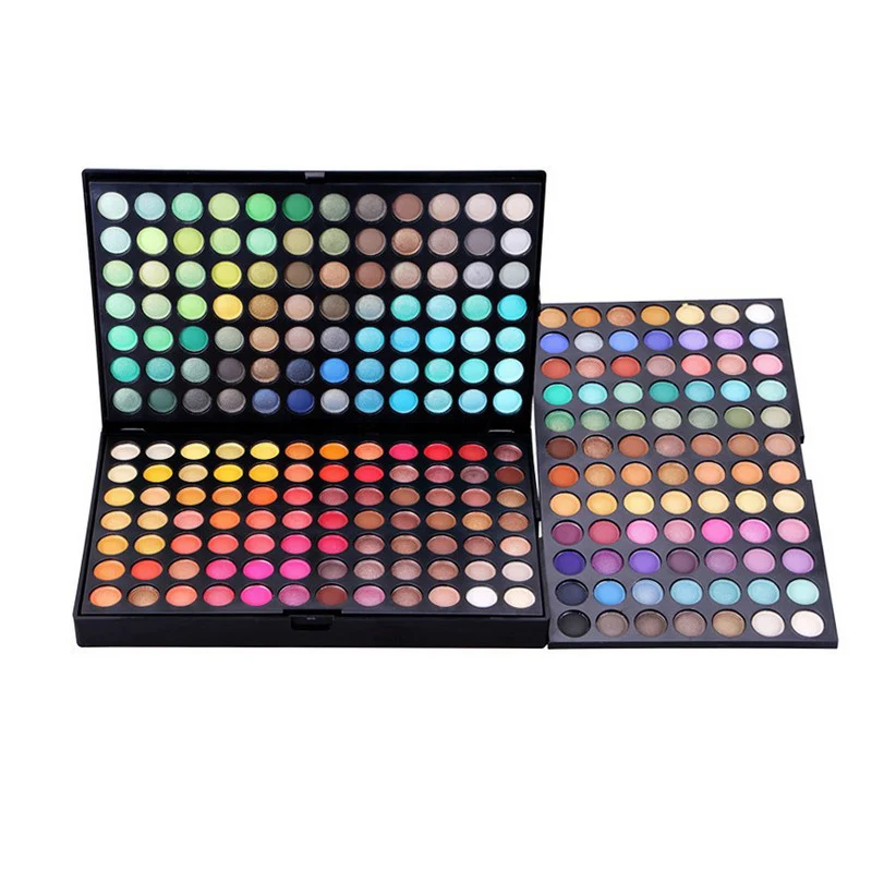 Skup 252 kolorów profesjonalny makijaż paleta Shimmer Glitter makijaż cień do powiek zestaw z paletą cieni do powiek narzędzia kosmetyczne