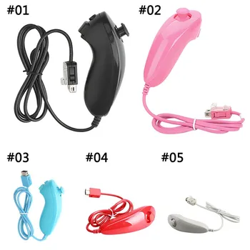 

5 Colors Remote Controller Left Hand Game Joystick For Nintend Wii Remote Controller USB Port