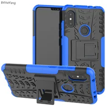 

BYHeYang For Xiaomi Redmi Note 6 Pro Case Luxury Shockproof Hard Hybrid Back Cover for Xiaomi Redmi Note6 Cases on redmi note 6