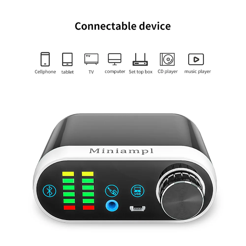 AIYIMA Amplificador Bluetooth 5 0 TPA3116 Мини цифровой Hi Fi Класс D усилитель аудио Плата стерео 50 Вт