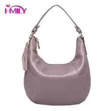 HMILY женская сумка из натуральной кожи женская сумка-мессенджер Повседневная милая сумка на плечо на молнии из натуральной кожи женская хозяйственная сумка