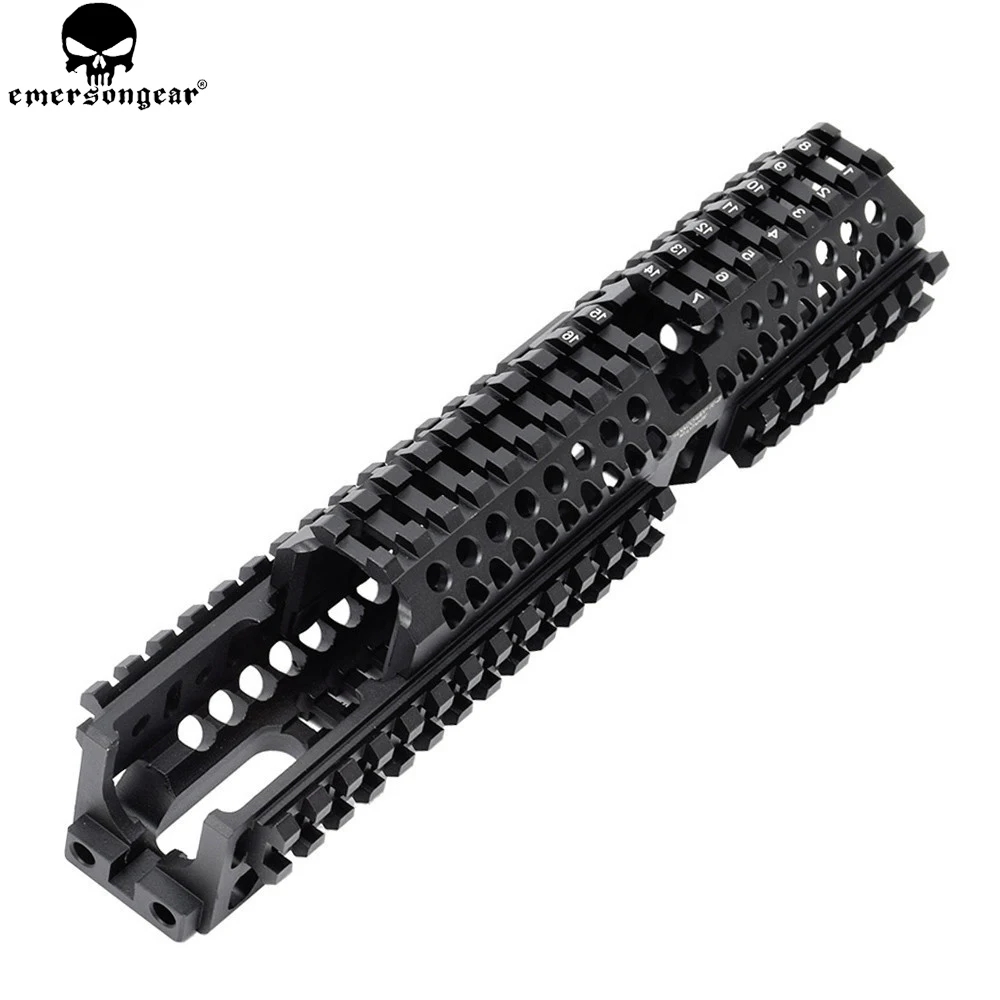 EMERSON AK 47 Тактический Quad Rail Picatinny Handguard система ЧПУ алюминий полная длина тактический для AK AEG/GBB винтовки B30 B31