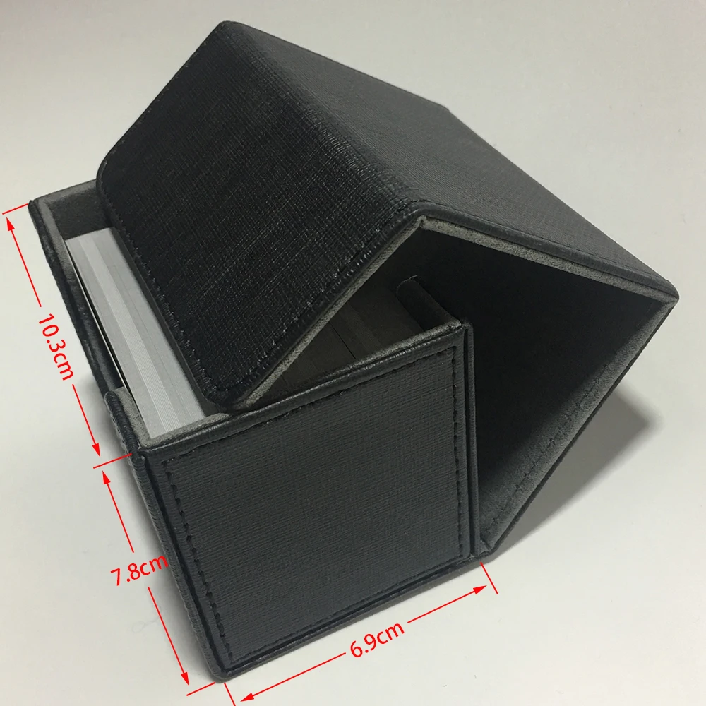 Black Color Side load Small Deck Box Side Open Deck Case For Magic Board Game Cards: Black Color Black Color Side load Small Deck Box Side Open Deck Case For Magic Board Game Cards: Black Color