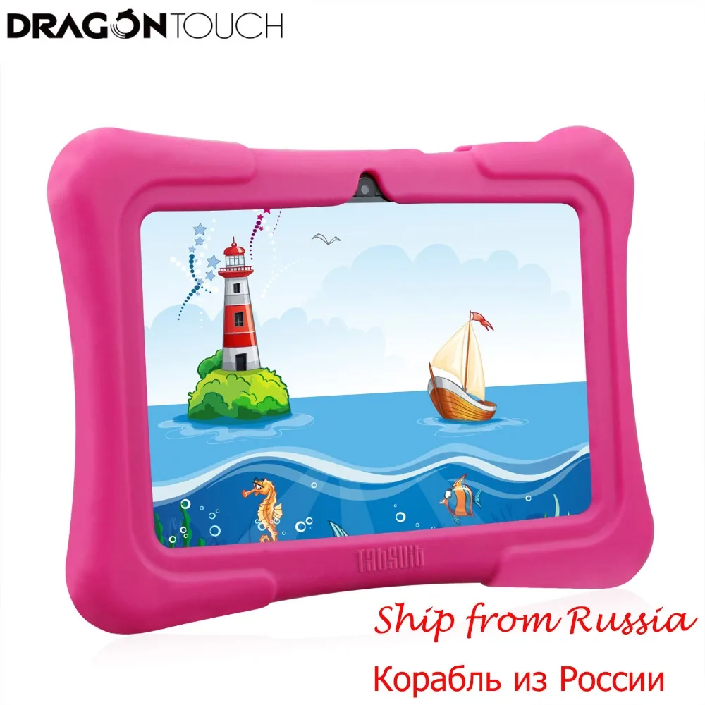 

DragonTouch 7 inch Kids Tablets PC Quad Core 8G Android With Children Apps Dual Camera for Children EU Plug Ship from Russia RU