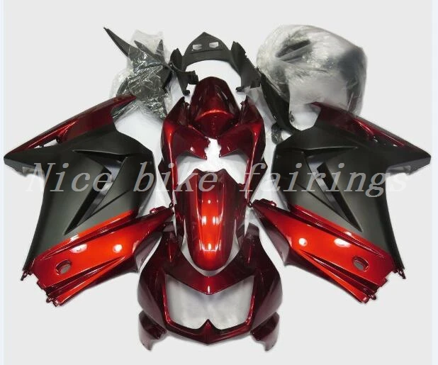 

New Injection ABS Fairing kit for Kawasaki ninja250 2008-2015 EX250 ZX250R 08 09 10 11 12 13 14 15 fairings cool red black