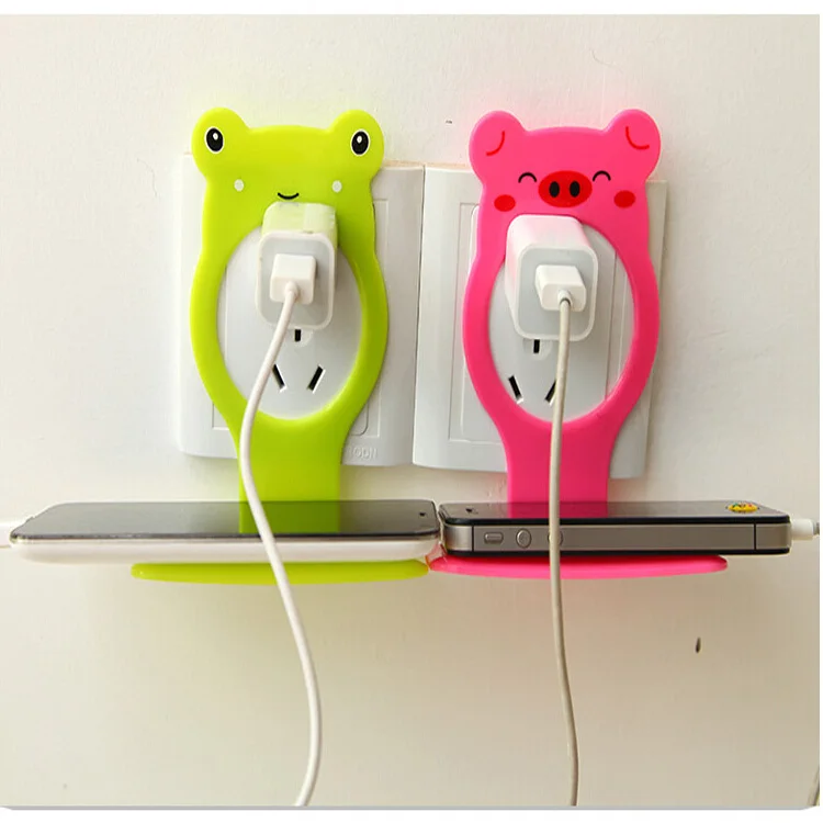 

High Quality Charging Bracket Mount Cartoon Plastic Phone Charging Holder Folding Stand Holder Bed Lazy Tool