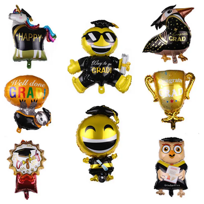 

HDBFH New Graduation Ph.D. Graduation Series Aluminum Balloons Graduation Party Stage Decoration Balloons Wholesale