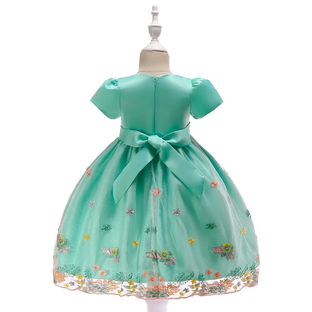 Платье с цветочным узором для девочек модное праздничное платье для причастия для свадьбы для маленьких девочек/детское платье