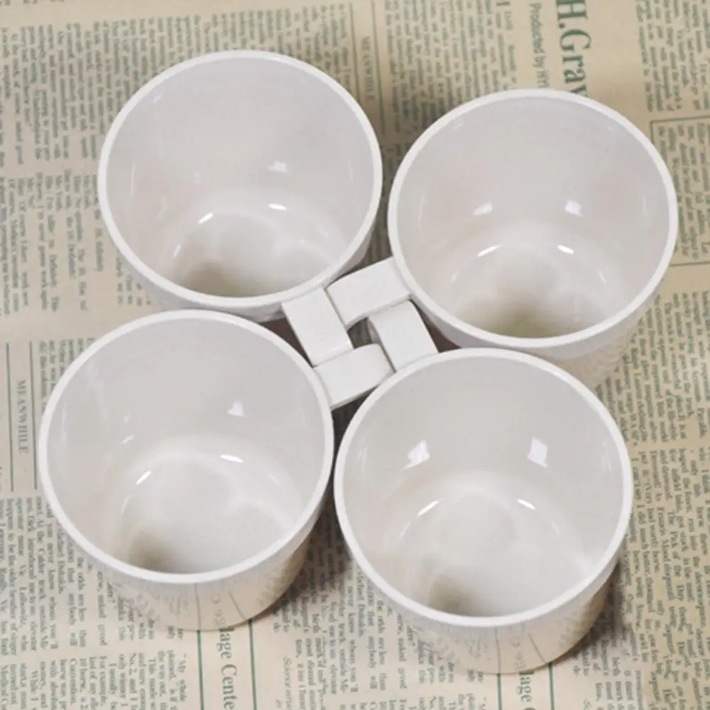 Портативный Открытый 4 человек набор посуды для пикника экономичная Защита окружающей среды набор столовых приборов содержит чаши чашки тарелки ложки