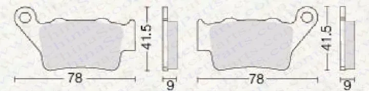 2 пары Мотоцикл Передние и задние тормозные колодки для KTM LC4 Enduro 400 1996-2002 EXC 440 SX440 1994 1995 450