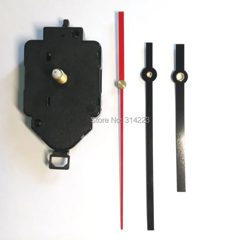 Remplacement Quartz Long Arbre Horloge mouvement mécanisme 23 mm avec de longues mains Set