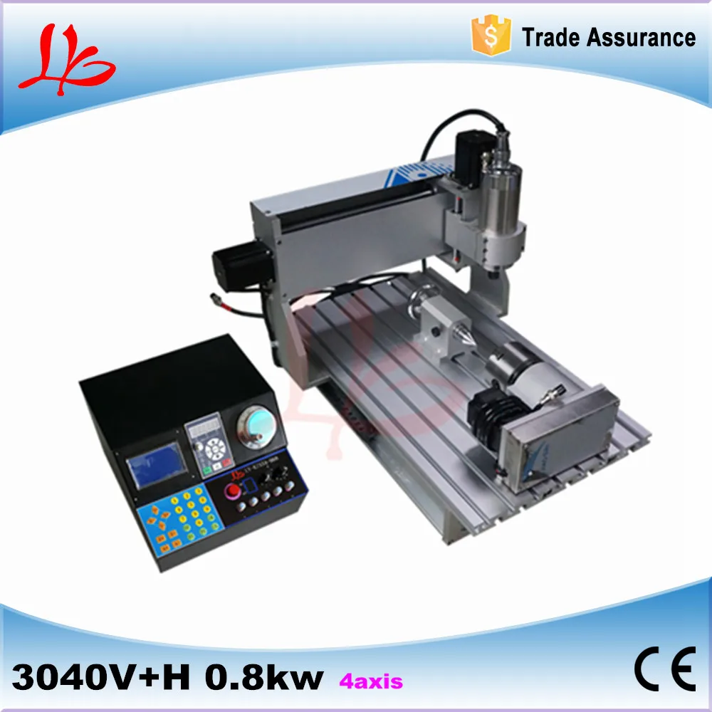 

Russia tax free 3d cnc router cnc milling machine 3040 800w spindle For PCB/Woodworking