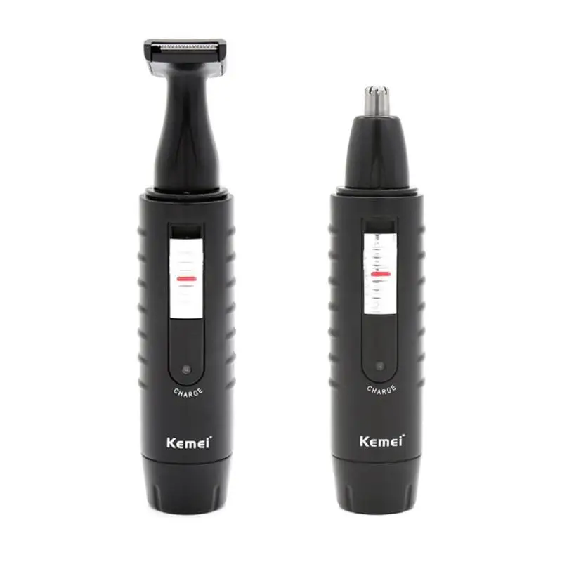 Kemei KM-9688, перезаряжаемая бритва 2 в 1, триммер для волос в носу, триммер для бороды, электробритва для мужчин, портативная машинка для бритья, тример