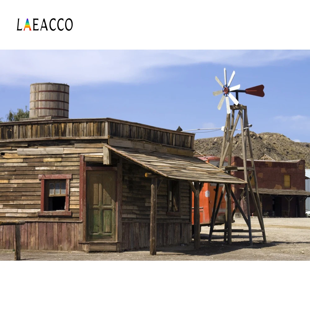 

Laeacco American West Cowboy Tavern Portrait Photography Backgrounds Customized Photographic Backdrops For Photo Studio