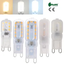 Pode ser escurecido mini g9 led milho luz smd 2835 bulbo spotlight para lustre substituir 30 w 50 lâmpada de halogênio 14 leds 22 ac 110 v 220 v