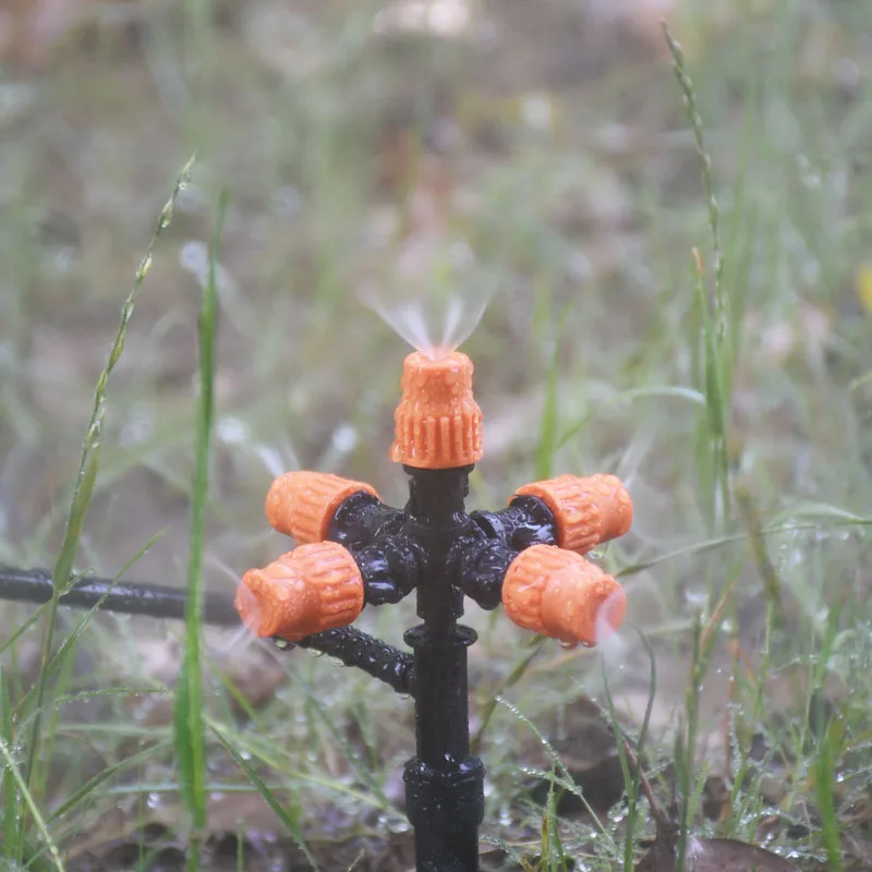 Садовый опрыскиватель насадка Cross, разбрызгивающим воду Регулируемый на случай запотевания стекол можно использовать распылительная головка для полива и орошения G1/2 G3/4 резьбой 1 шт