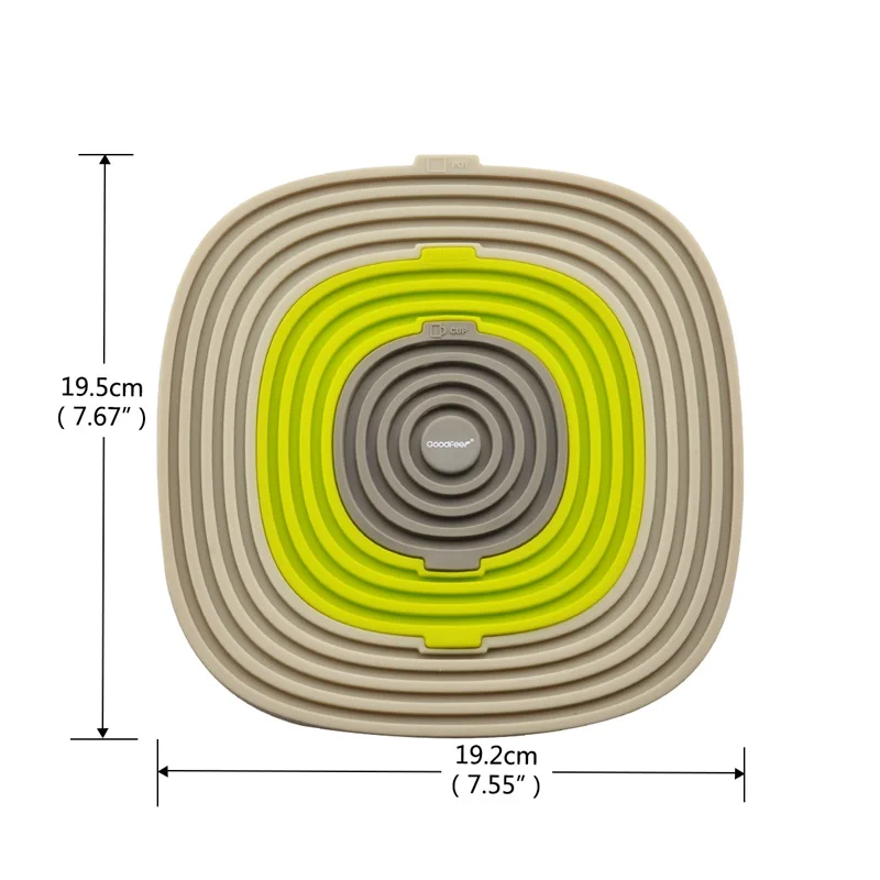 Goodfeer нескользящий Силиконовый термостойкий Коврик 6-в-1 Размеры каботажное судно подушки салфетка для стола салфетка под кружку кастрюлю держатель кухонных инструментов