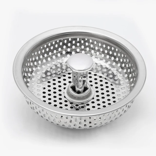 1Pc Stainless Steel Mesh Kitchen Sink Strainer Disposer Plug Drain