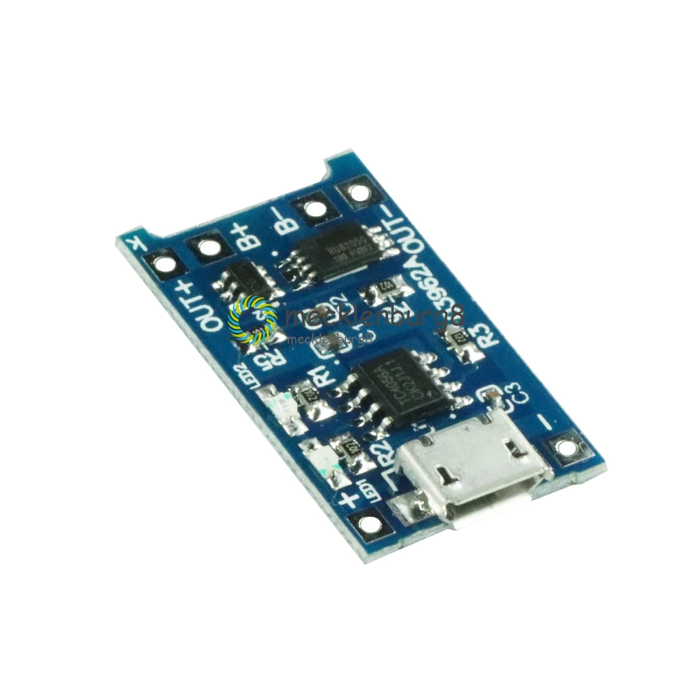 10 шт. Micro USB 5 в 1 а 18650 TP4056 модуль зарядного устройства литиевой батареи зарядная