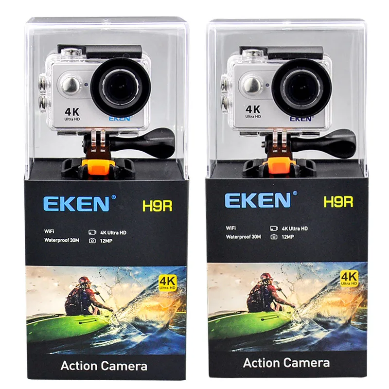 Eken H9 H9R ультра FHD 4 K 25FPS Wi-Fi действие Камера 30 M Водонепроницаемый 1080 p 60fps подводный go удаленного extreme pro Спорт cam