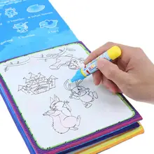 

Magic Water Drawing Book Animals Painting Coloring Painting Cloth Book with Magic Pen Children Kids Early Educational Toy